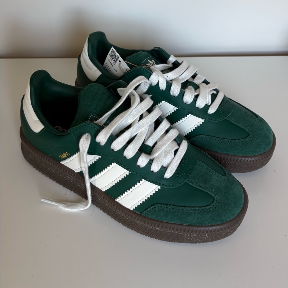 adidas Green and White Women's Sneakers